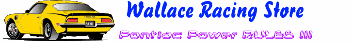 Wallace Racing Pontiac Store